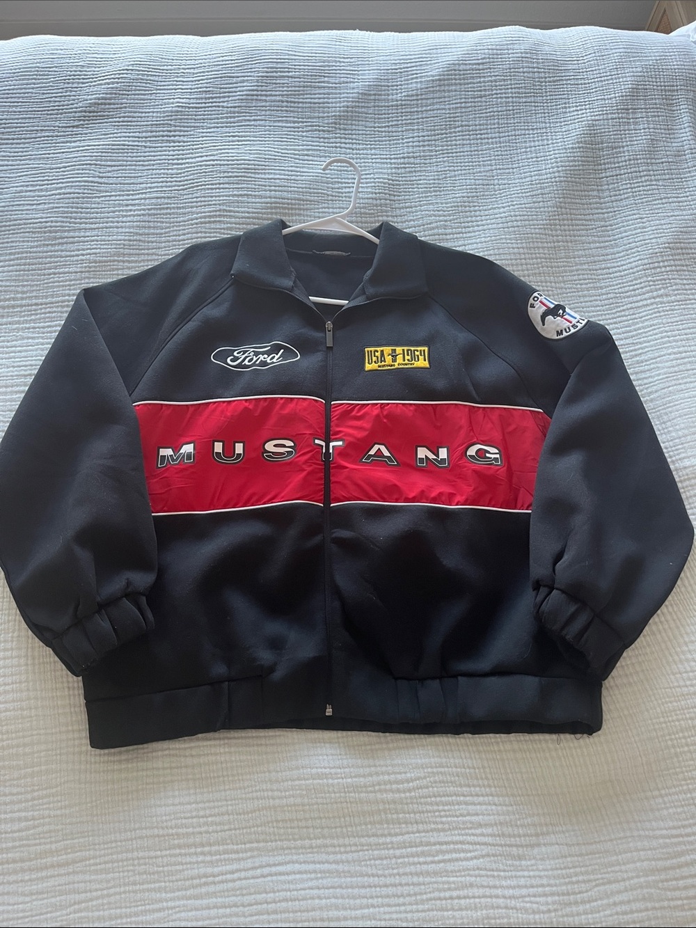 ZARA x Ford Mustang Oversized Zip Jacket